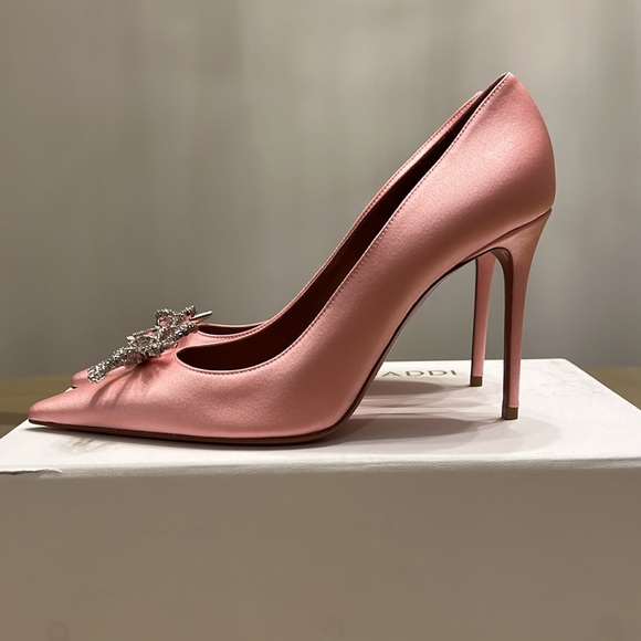 Amina Muaddi Rosie light pink pump size 39.5 excellent condition - Picture 3 of 10